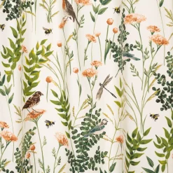 Vorhang Gardenia Blush mit Smok-Schlaufenband 245x130cm (HxB) oder Wunschmaß von SCHÖNER LEBEN.