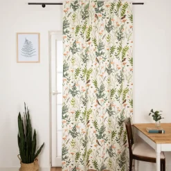 Vorhang Gardenia Blush mit Smok-Schlaufenband 245x130cm (HxB) oder Wunschmaß von SCHÖNER LEBEN.