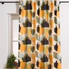 Vorhang Glaucia Farbflecken in Gelb, Grün, Schwarz mit Smok-Schlaufenband 245x130cm (HxB) oder Wunschmaß von SCHÖNER LEBEN.