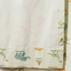 Vorhang Kinderzimmer mit Ösen Dinosaurier mintgrün bunt in 245cm oder Wunschlänge von SCHÖNER LEBEN.