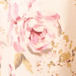 Vorhang mit Ösen Classic Painted Rose Rosen ecru rosa in 245cm oder Wunschlänge von SCHÖNER LEBEN.