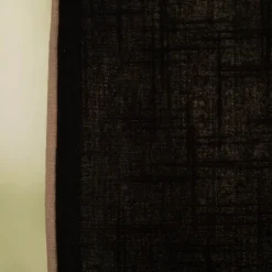 Vorhang mit Ösen Helios Baumwolle mit blickdichter Leinenstruktur schwarz 140x260cm