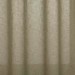 Vorhang mit Ösen Leinenoptik halbtransparent lindgrün 140x245cm