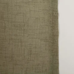 Vorhang mit Ösen Leinenoptik halbtransparent lindgrün 140x245cm