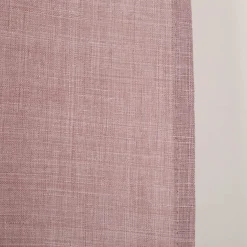 Vorhang mit Ösen Leinenstruktur rosa 140x280cm