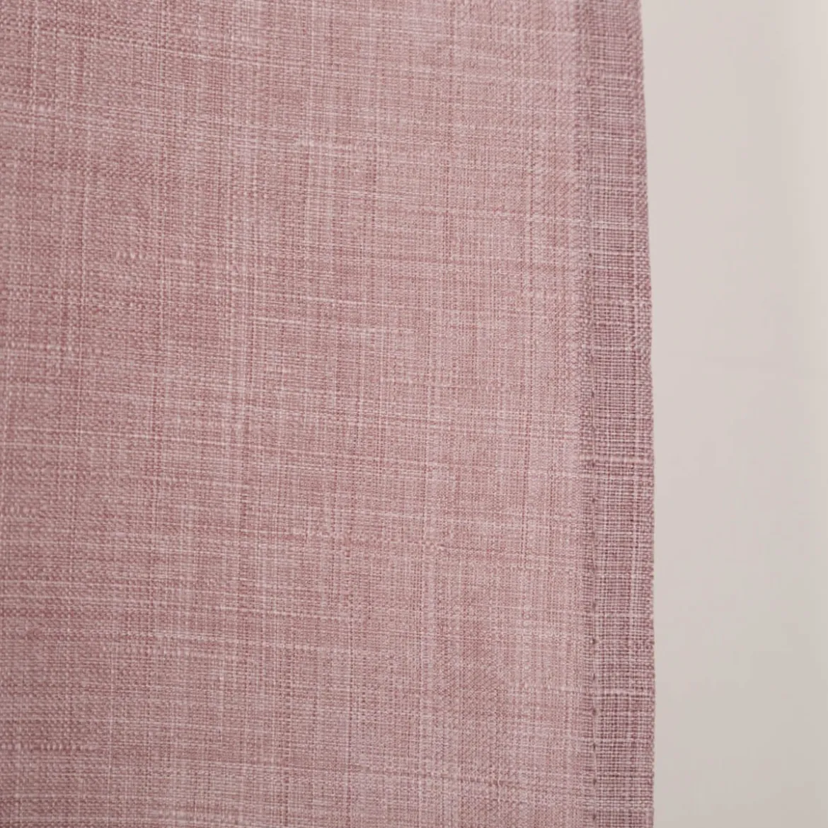 Vorhang mit Ösen Leinenstruktur rosa 140x280cm