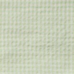 Vorhang mit Ösen Vichy Karo hellgrün weiß 135x250cm