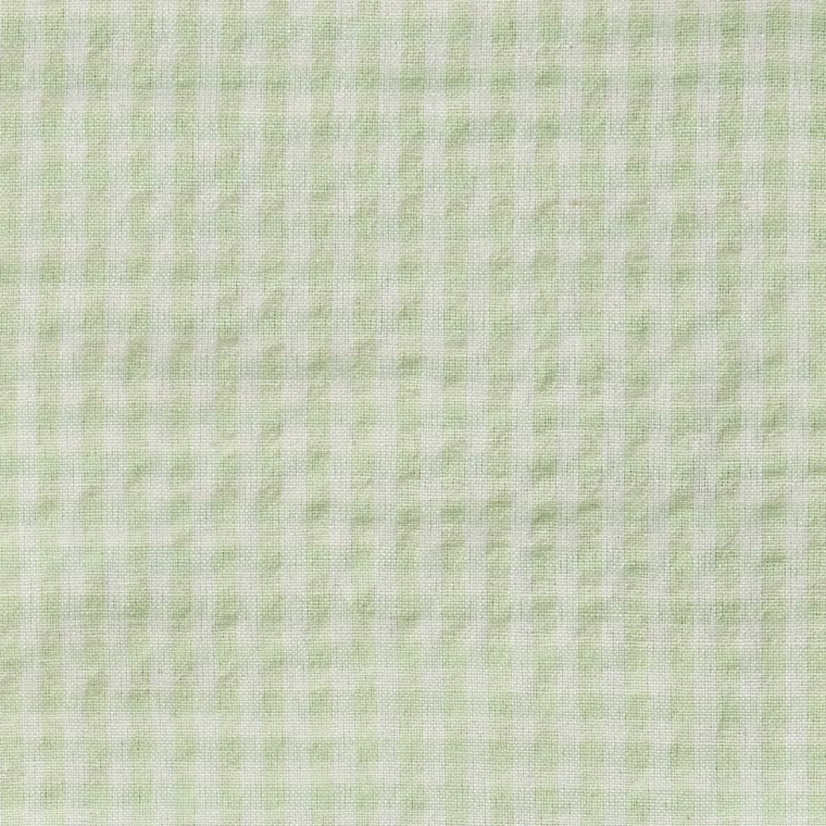 Vorhang mit Ösen Vichy Karo hellgrün weiß 135x250cm