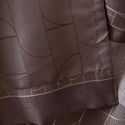 Vorhang mit Smok-Schlaufenband Art Decó Streifen grau in 245cm oder Wunschlänge von SCHÖNER LEBEN.