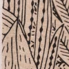 Vorhang Orphee Botanics Leinenlook mit schwarzen Ösen natur schwarz in 245cm oder Wunschlänge von SCHÖNER LEBEN.