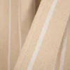 Vorhang Ösen rustikale Struktur Streifen natur weiß 135x260cm