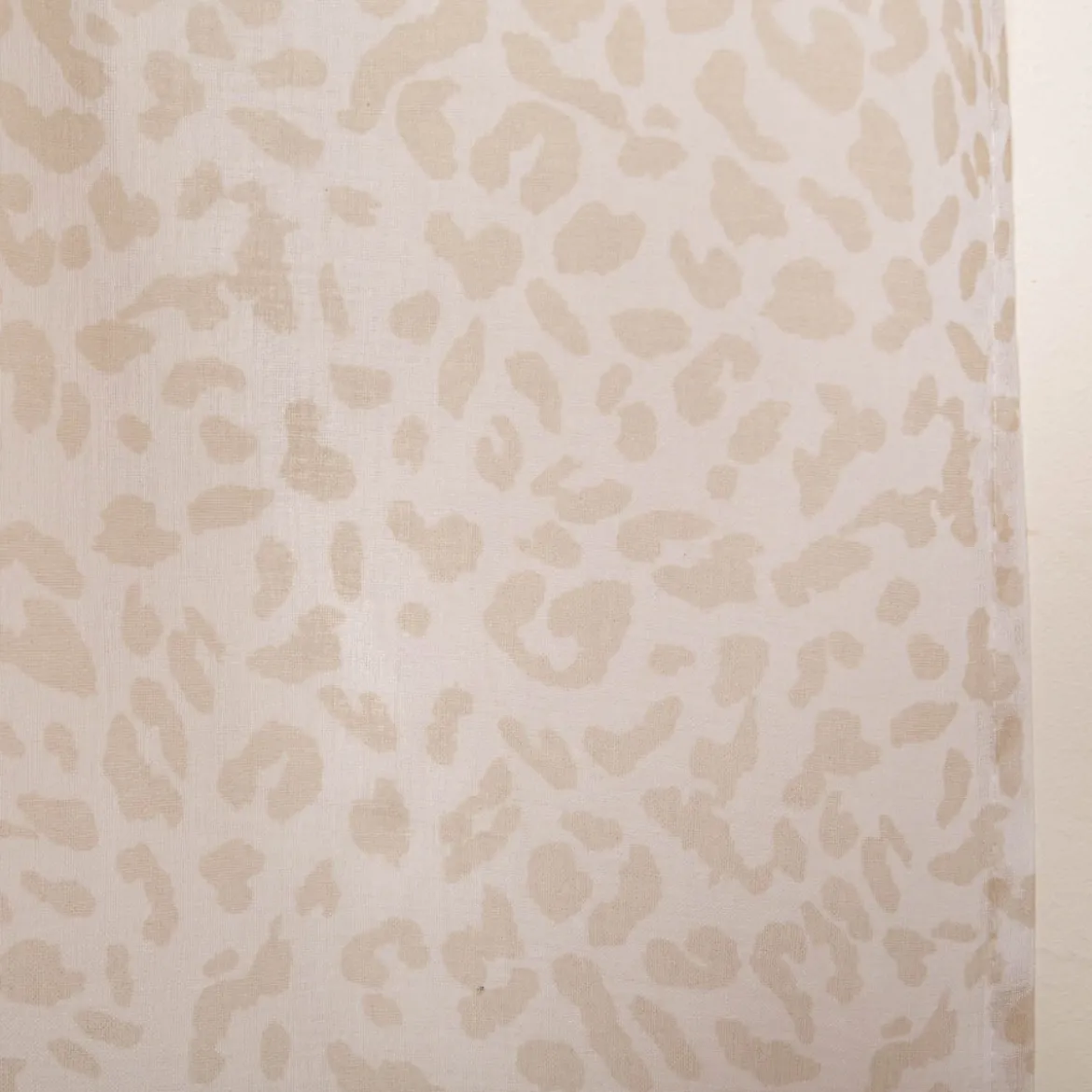 Vorhang Ösenvorhang Leo Voile halbtransparent weiß beige 140x260cm