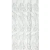 Vorhang Ösenvorhang transparent Blattstickerei grün weiß 140x240cm
