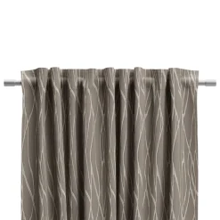 Vorhang Serenade verdeckte Schlaufen Satin braun 137x245cm (BxH)