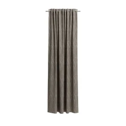 Vorhang Serenade verdeckte Schlaufen Satin braun 137x245cm (BxH)