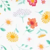 Vorhangstoff Baumwollstoff Popeline Happy Flower Field mint bunt 1,40m Breite