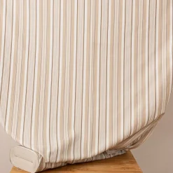 Vorhangstoff Dekostoff Camilla Streifen beige 160cm Stoffbreite