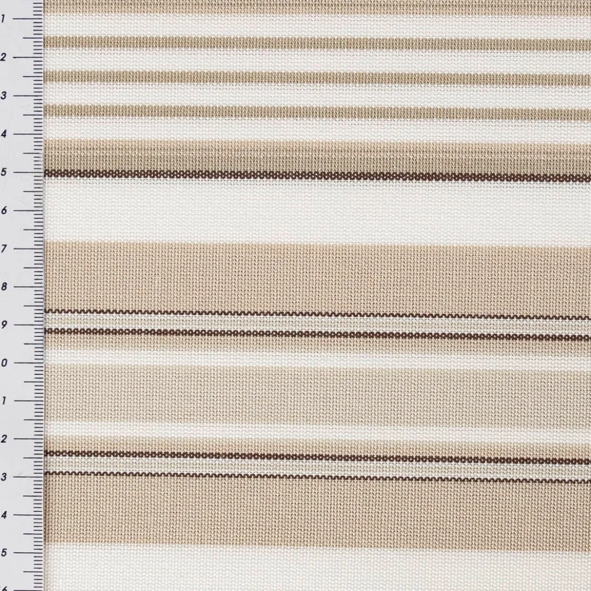 Vorhangstoff Dekostoff Camilla Streifen beige 160cm Stoffbreite