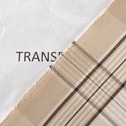 Vorhangstoff Dekostoff Hubertus Karos beige 160cm Stoffbreite