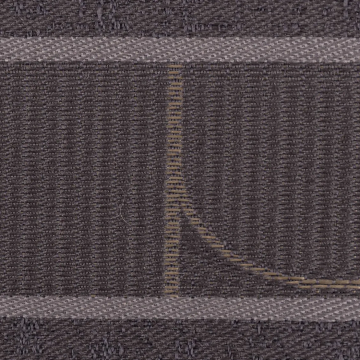 Vorhangstoff Dekostoff Jacquard Art Decó Streifen grau 160cm Breite