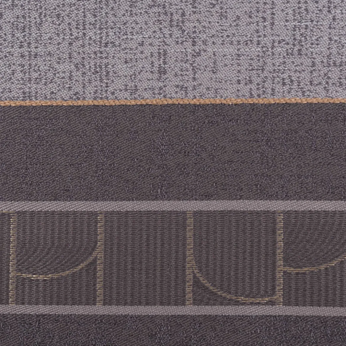 Vorhangstoff Dekostoff Jacquard Art Decó Streifen grau 160cm Breite