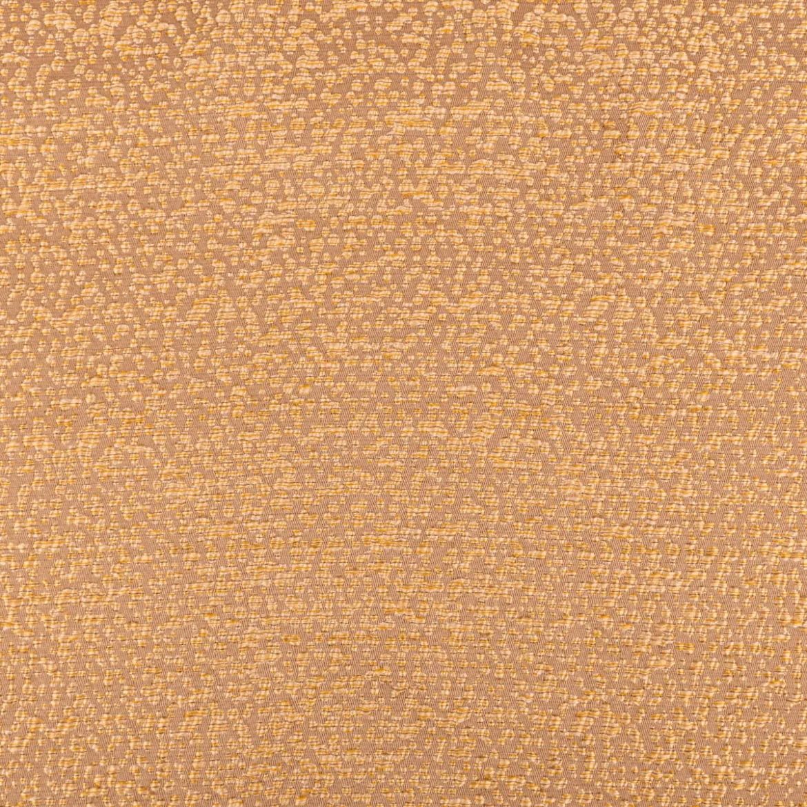 Vorhangstoff Dekostoff Jacquard Credo Noppen ocker goldfarbig 140cm Breite