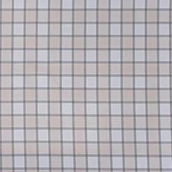 Vorhangstoff Dekostoff Lochner Landhaus Karo beige grau 1,60m Breite