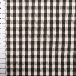Vorhangstoff Dekostoff Midi Karo schwarz weiß 165cm Stoffbreite