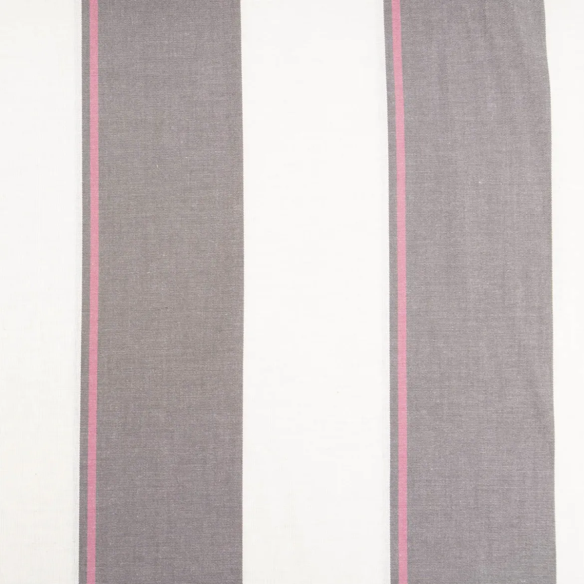 Vorhangstoff Jacquard Stoff Dekostoff Streifen grau ecru pink 165cm Stoffbreite