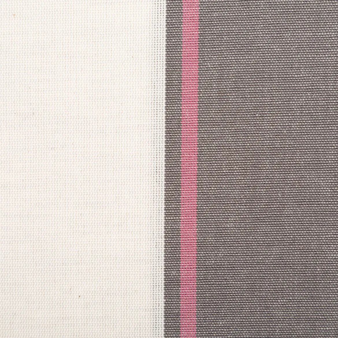Vorhangstoff Jacquard Stoff Dekostoff Streifen grau ecru pink 165cm Stoffbreite