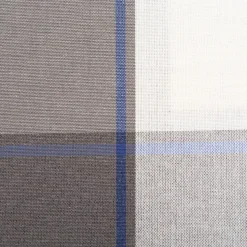 Vorhangstoff Jacquard Stoff Dekostoff Streifen grau ecru blau 165cm Stoffbreite