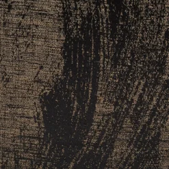 Vorhangstoff Jacquard Tindra Schwarz Gold 154cm Breite