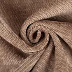 Vorhangstoff Thermostoff Chenille Manchester isolierend taupe 1,45m Breite