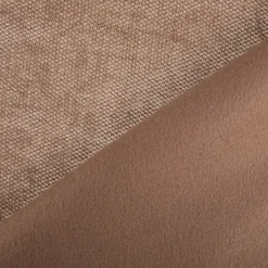 Vorhangstoff Thermostoff Chenille Manchester isolierend taupe 1,45m Breite