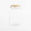 Vorratsglas mit Bambusdeckel 16x25cm (DxH) von Clayre & Eef