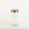 Vorratsglas mit Deckel aus Metall goldfarbig 1200ml 10x22cm (DxH)