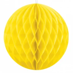 Wabenball Papier gelb 30x30cm