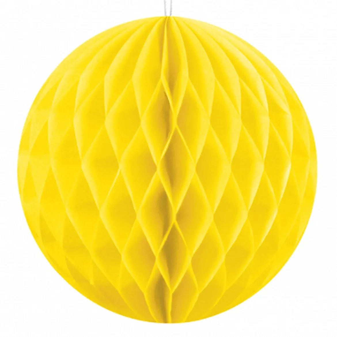 Wabenball Papier gelb 30x30cm