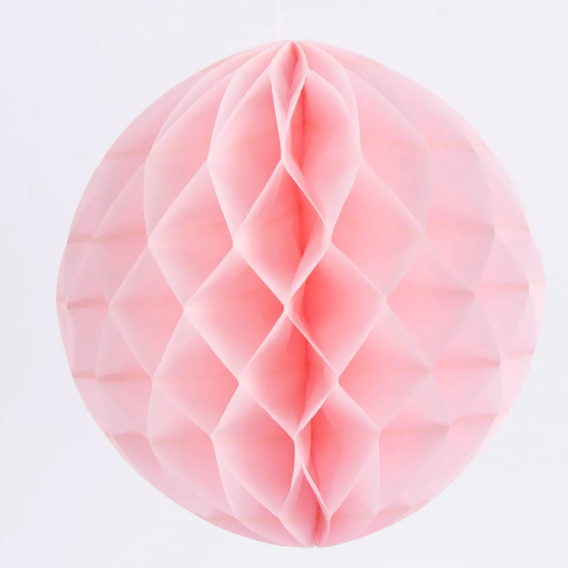 Wabenball Papier hellrosa 20x20cm