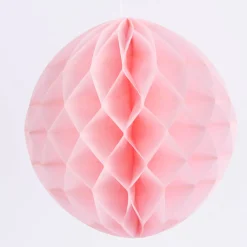 Wabenball Papier hellrosa 10x10cm