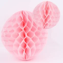 Wabenball Papier hellrosa 40x40cm
