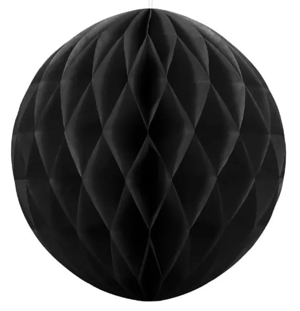 Wabenball Papier schwarz 40x40cm