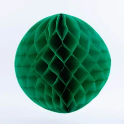 Wabenball Papier smaragdgrün 40x40cm