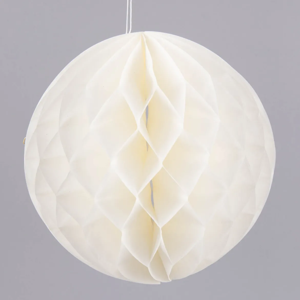 Wabenball Papier weiß 20x20cm
