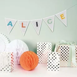 Wabenpapier Bälle blau, grün und orange von Rico Design im 3er Set