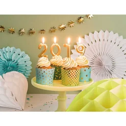 Wabenpapierblumen Aquatöne von Rico Design im 3er Set