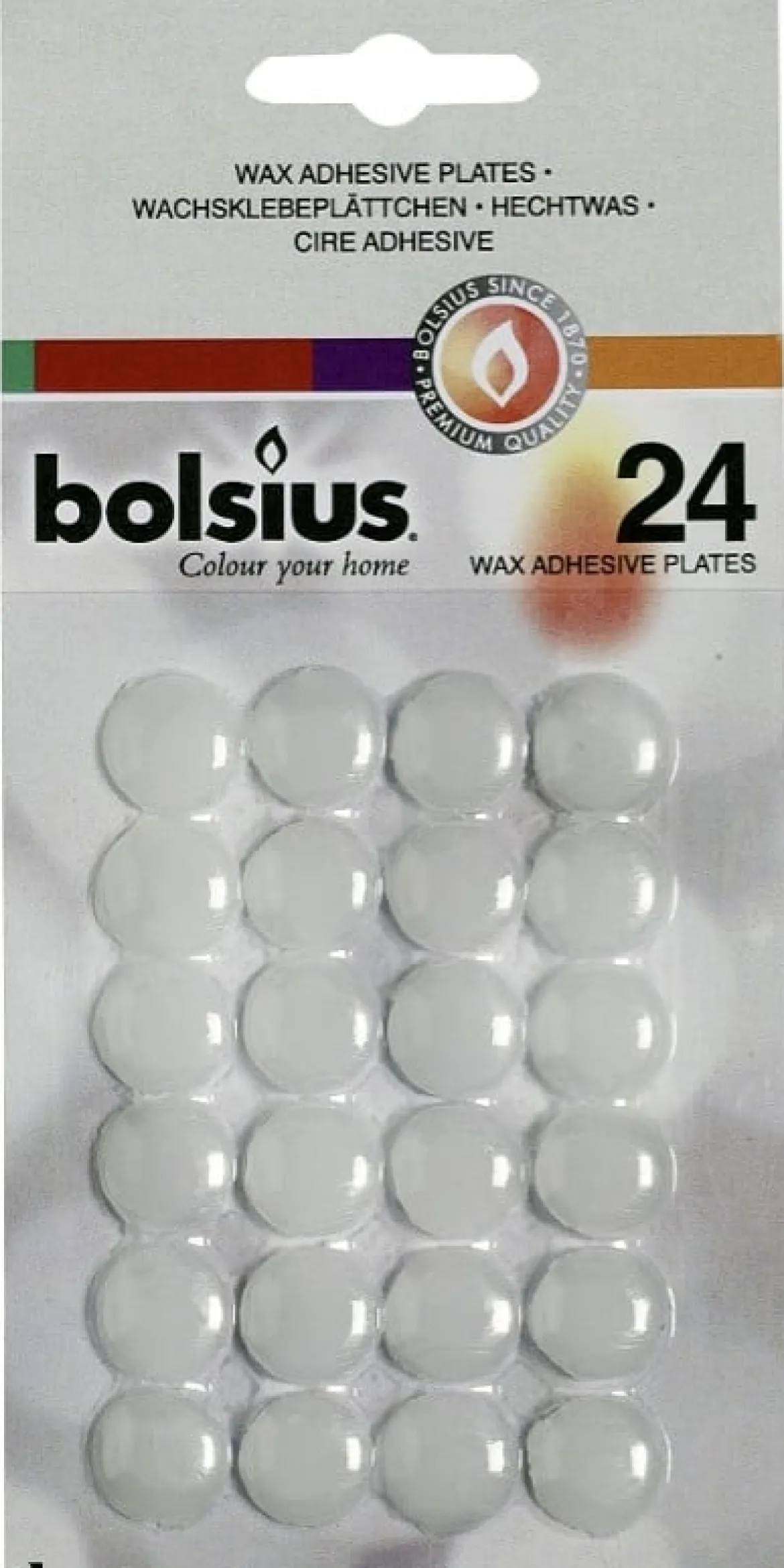 Wachsklebeplättchen 24er Pack von Bolsius