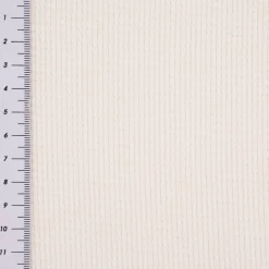 Waffeljersey Waffelstrick einfarbig creme 1,40m Breite
