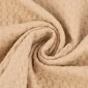 Waffelpique soft Waffelstoff Baumwolle uni sand 1,35m Breite