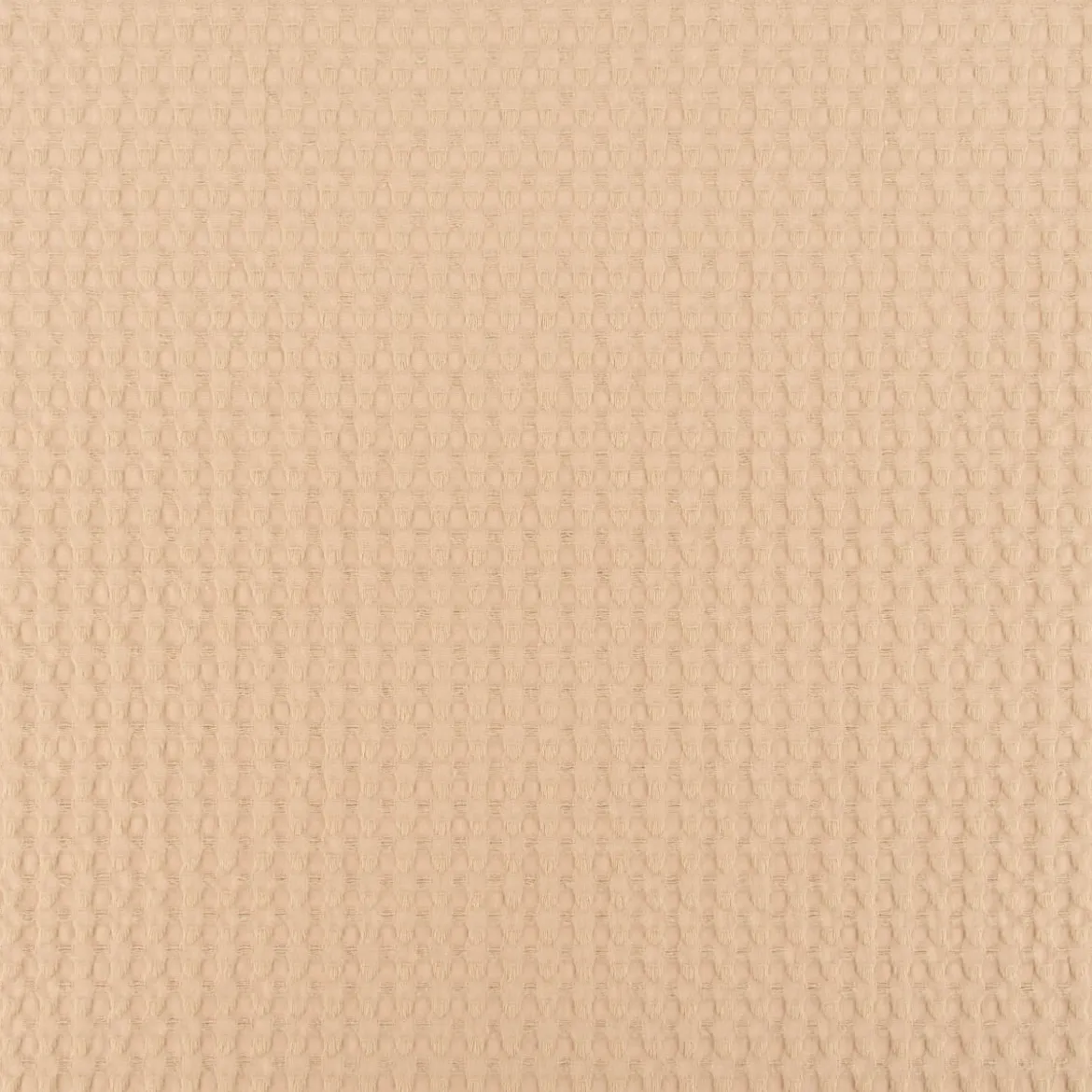 Waffelpique soft Waffelstoff Baumwolle uni sand 1,35m Breite